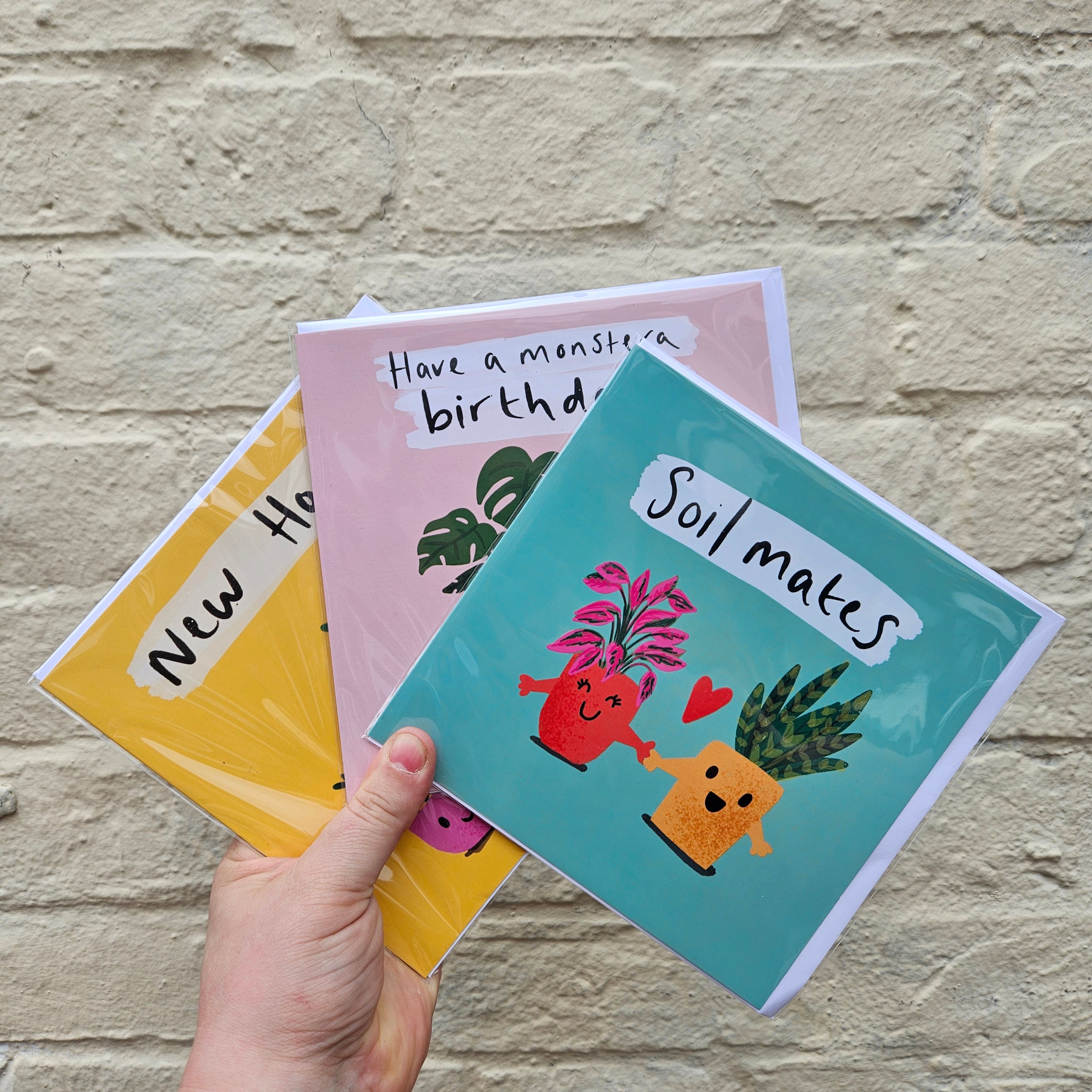 Houseplant Greeting Cards