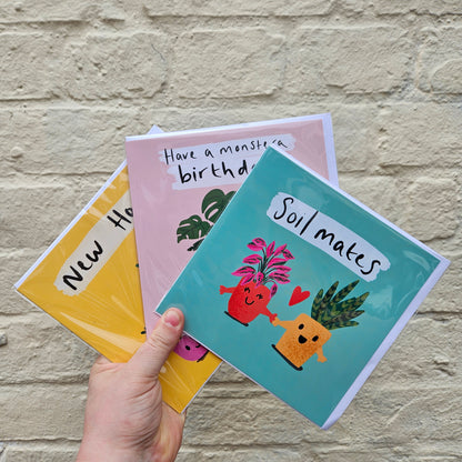 Houseplant Greeting Cards