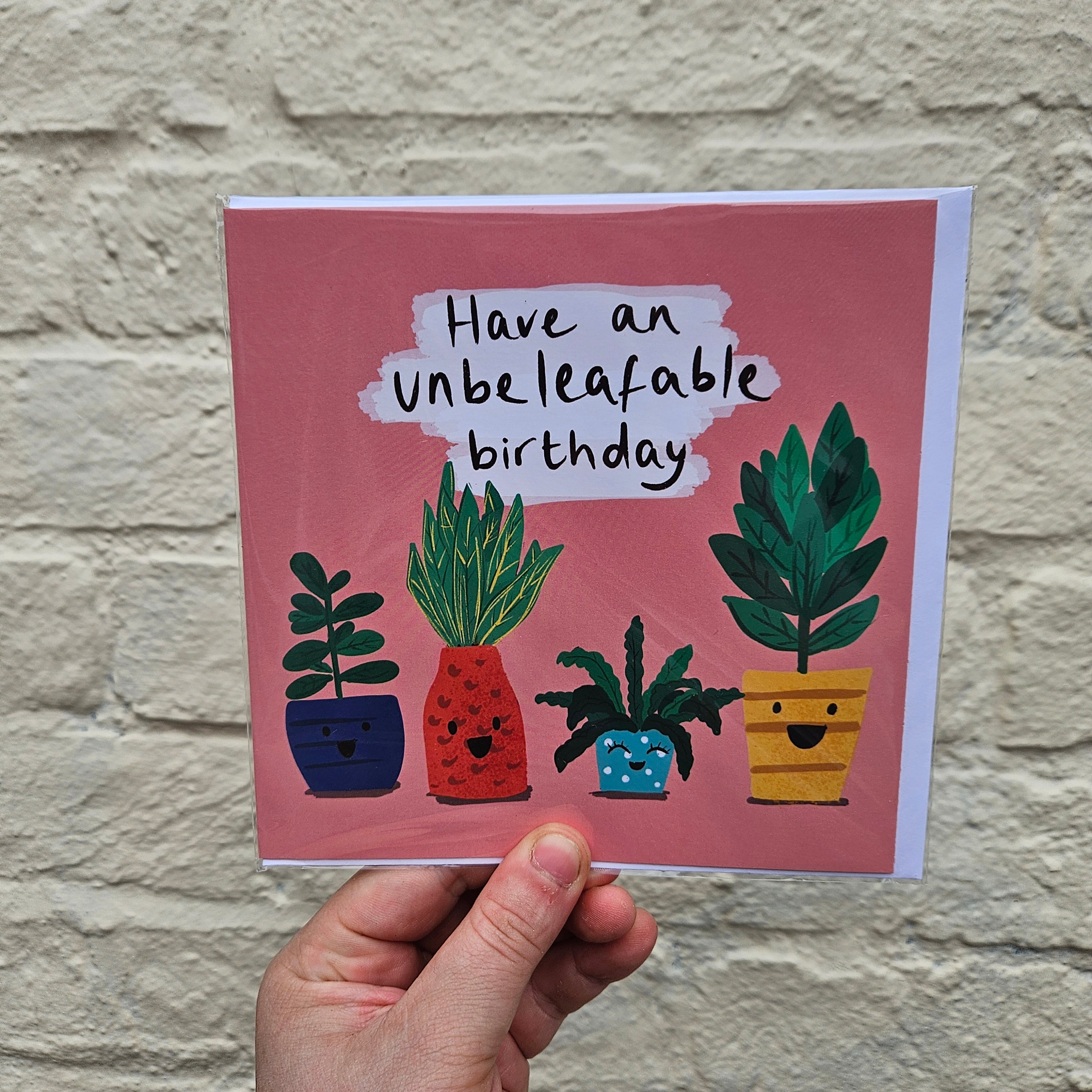 Houseplant Greeting Cards