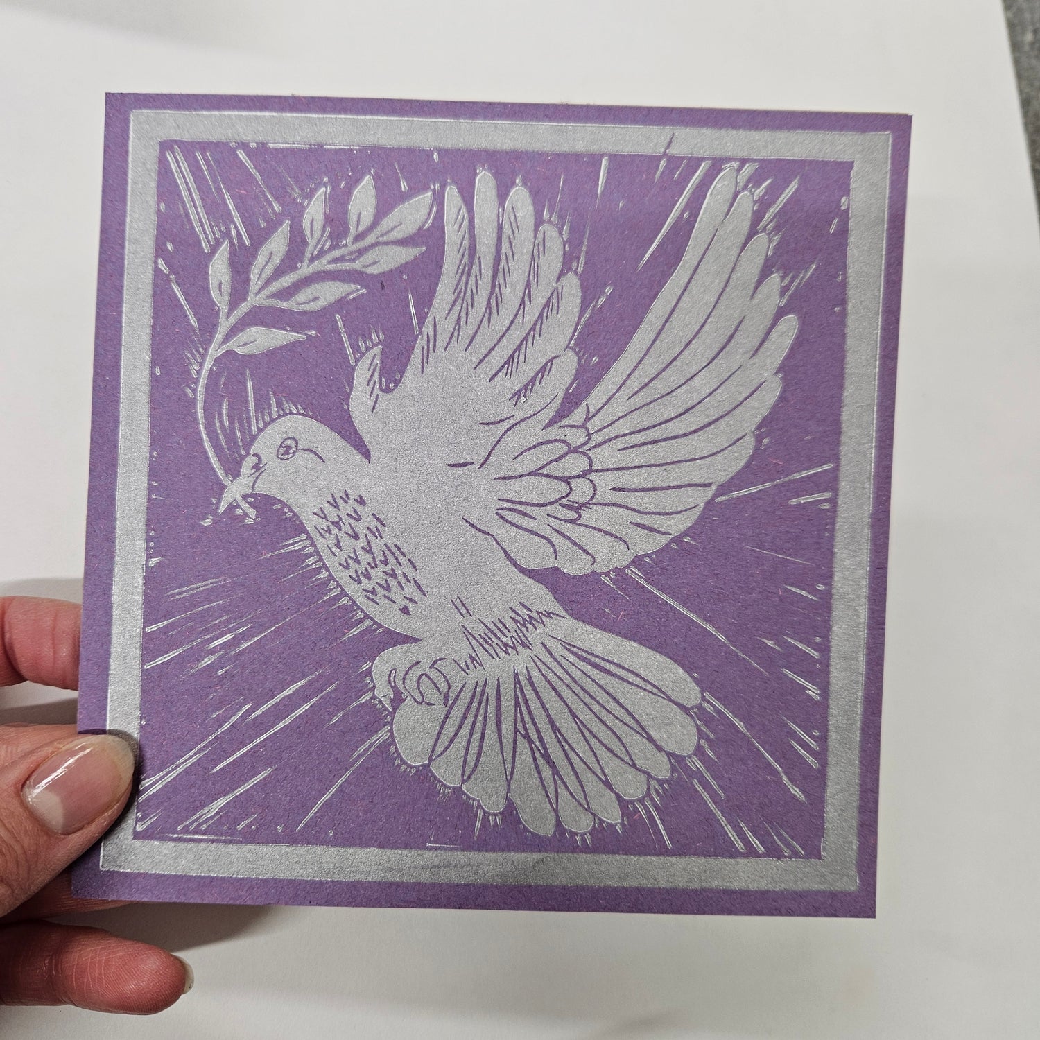 09/11/24 at 2pm Festive linocut cards with ejsparkles