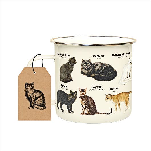 Cats - Enamel Mug