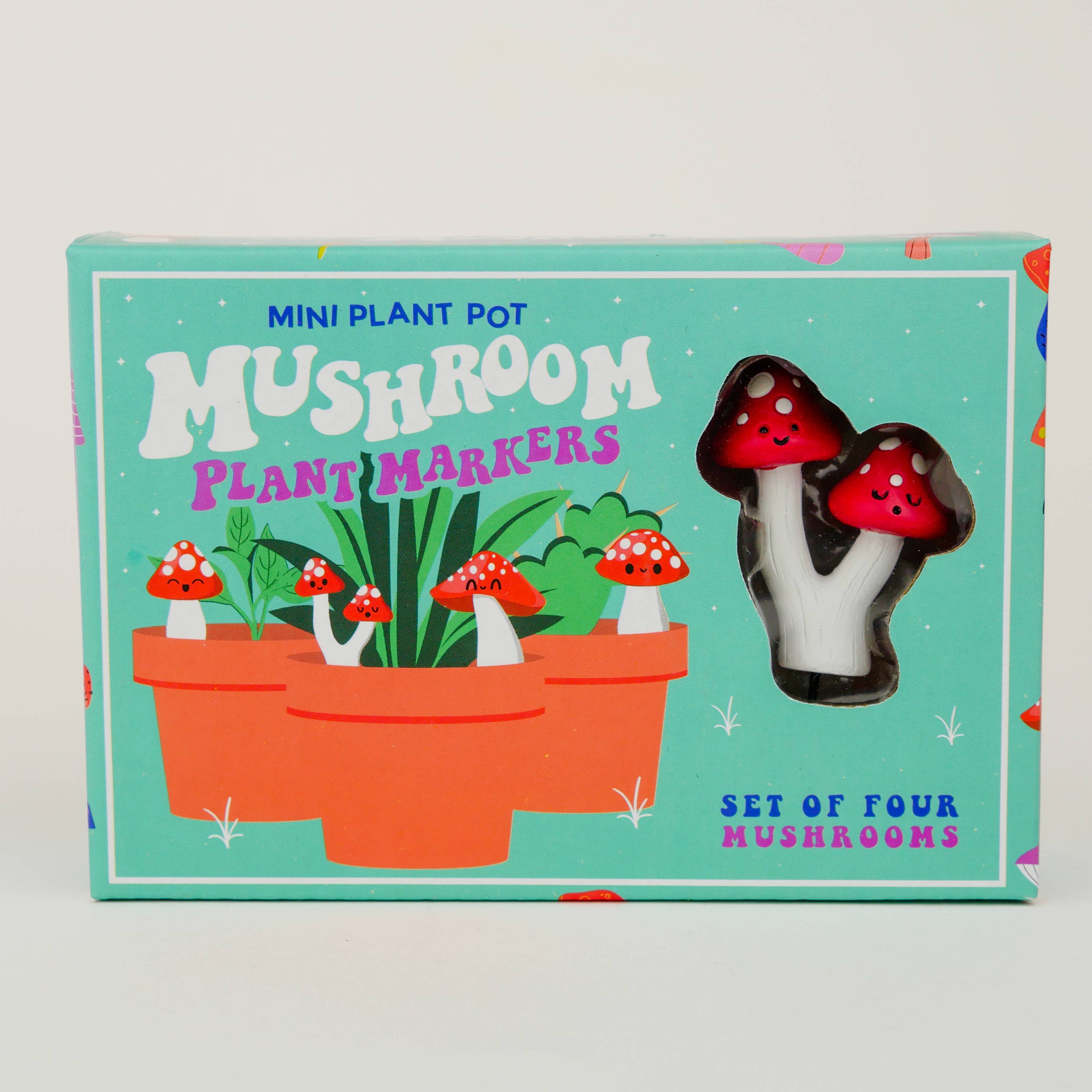 Mushroom Plant Markers - decor for your plant pots