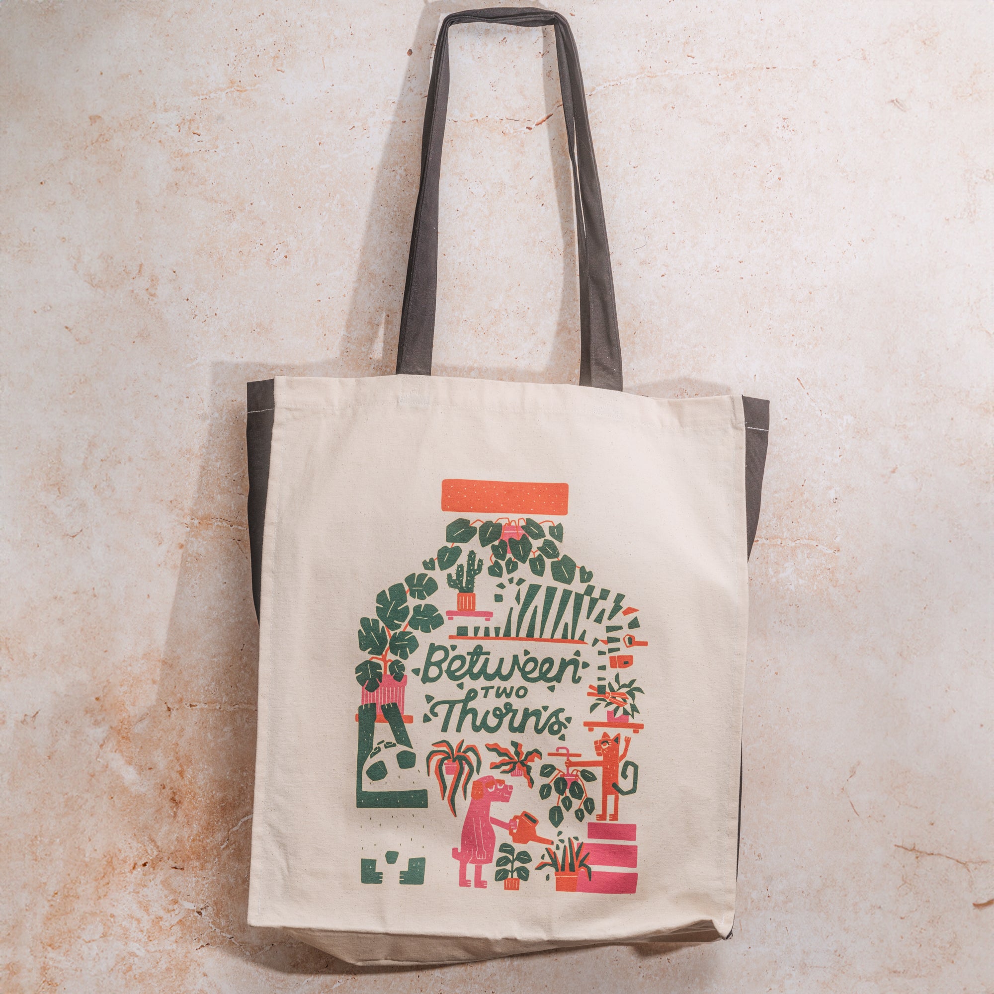 Between Two Thorns Canvas Tote Bag