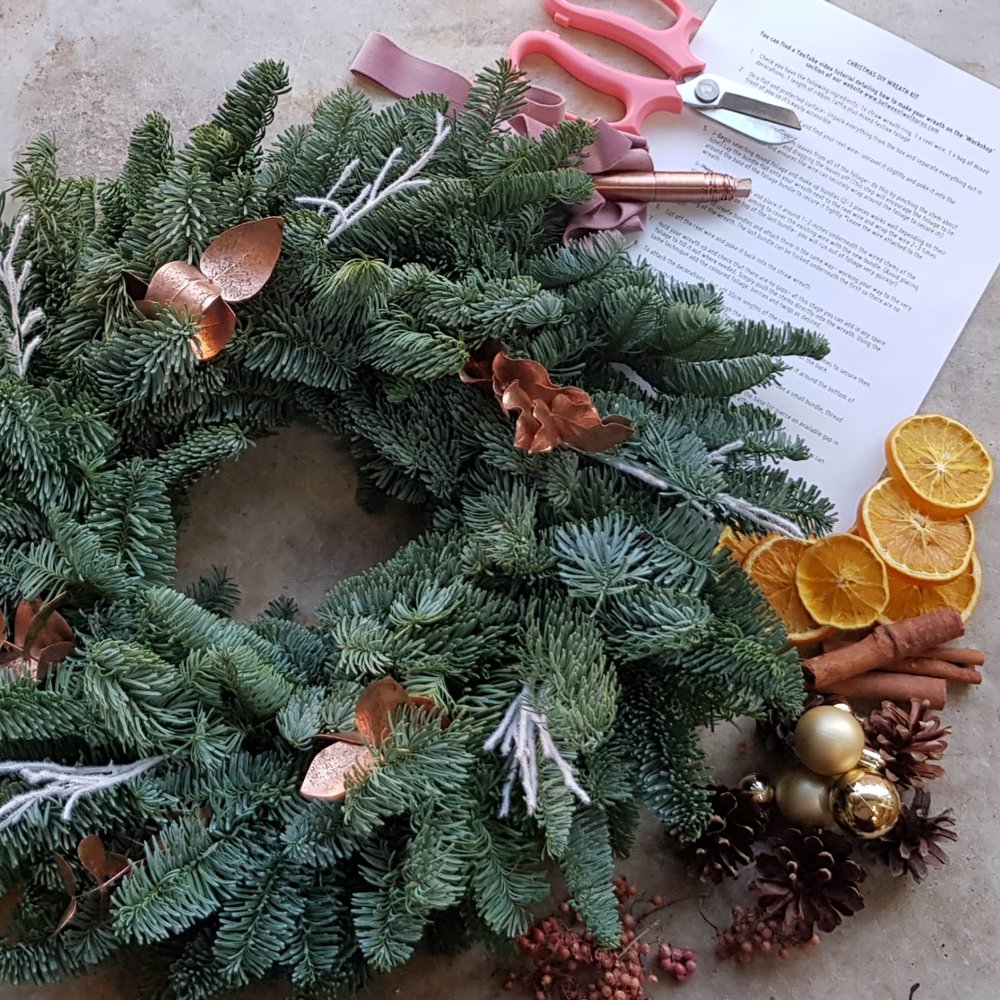 ZOOM Christmas Wreath workshops- Dec 2025