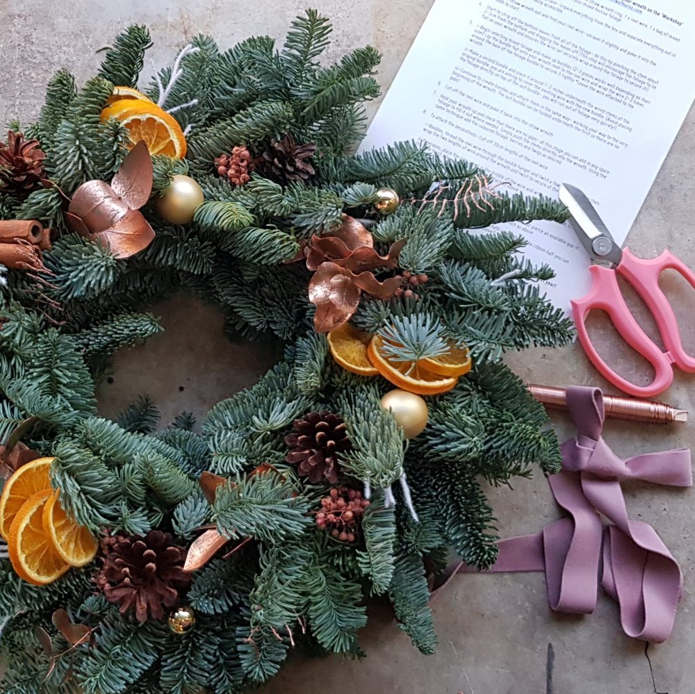 ZOOM Christmas Wreath workshops- Dec 2025