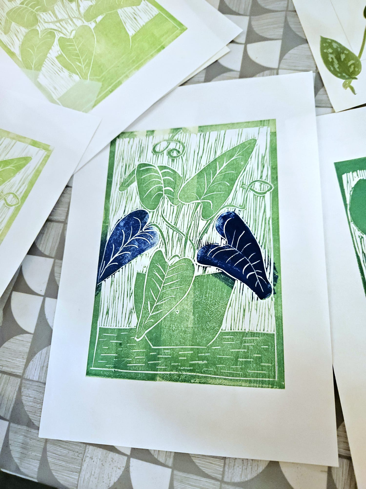 09/03/25 at 1pm Botanical linocut printing with ejsparkles