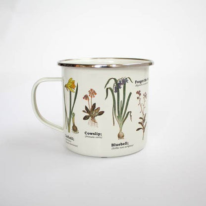 Wild Flowers Enamel mug