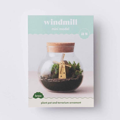 Another Studio Mini Model Windmill- Terrarium accessory