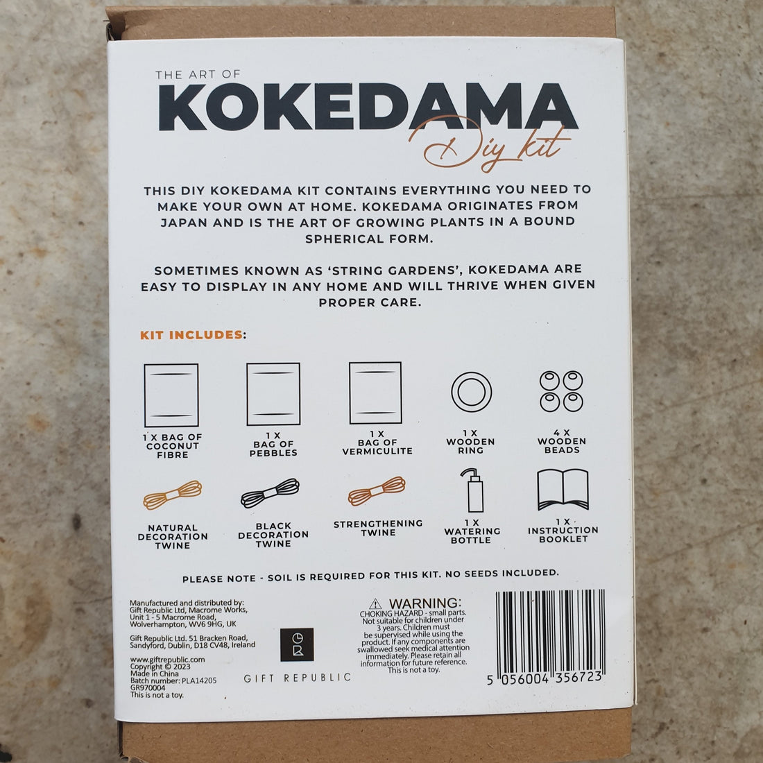 The Art of Kokedama DIY Kit (Craft kit for Kokedama)