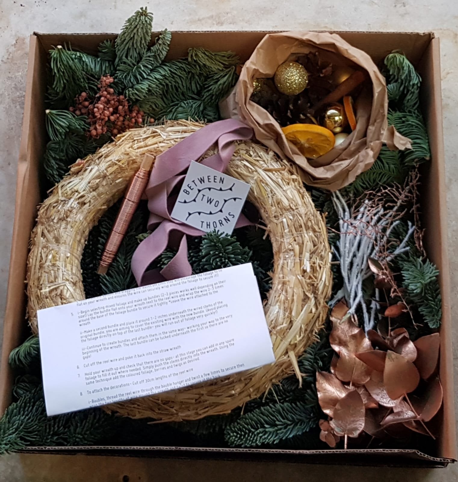 DIY CHRISTMAS WREATH KIT!