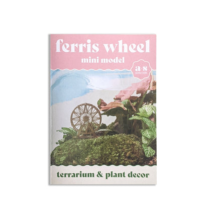 Another Studio Mini Model Ferris Wheel- Terrarium accessory